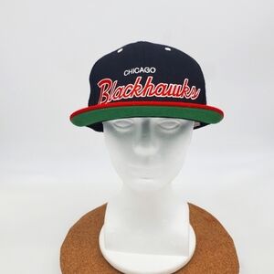 Mitchell and Ness Hat Snapback Vintage Cap Chicago Blackhawks
